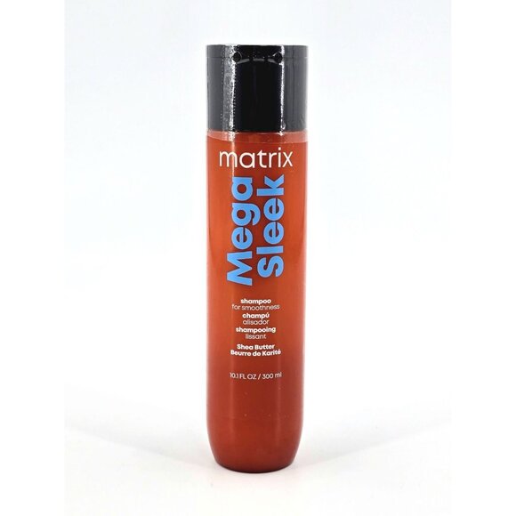 Matrix Mega Sleek Shampoo Smoothing Anti-Frizz Detangling With Shea Butter 10 oz - Picture 1 of 8
